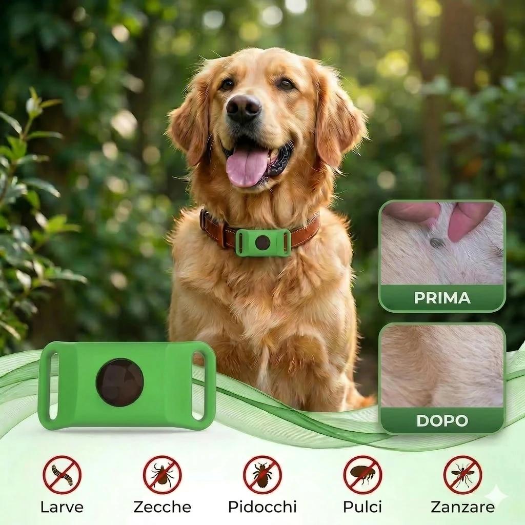 Ciondolo Antipulci Naturale — Protezione 12 Mesi per Cani - foto 5