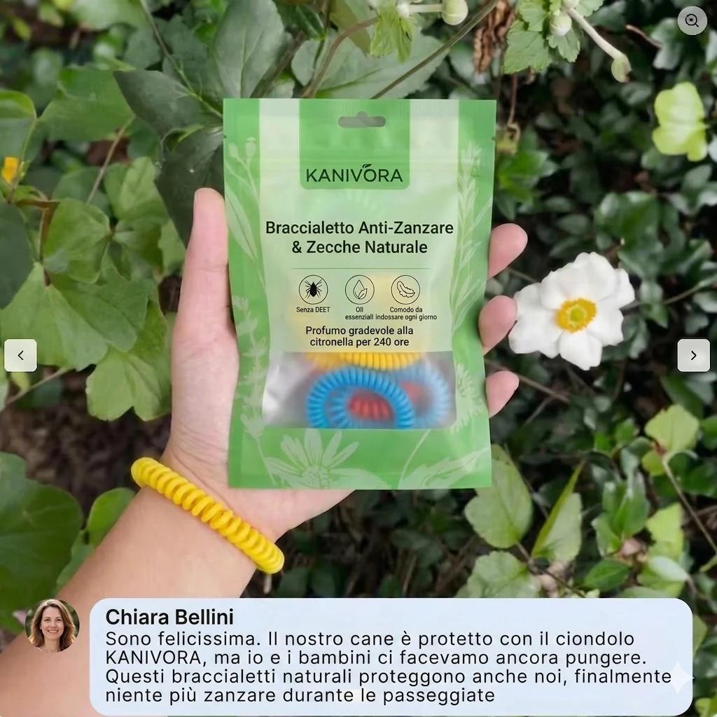 Braccialetto Repellente Naturale Anti-Zanzare
