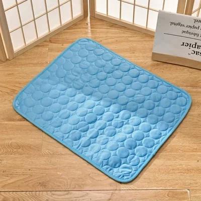 Grand Tapis Rafraîchissant en Soie Glacée — Chien & Chat