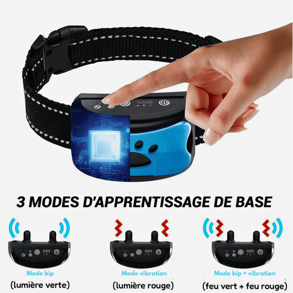 3 modes d'apprentissage : bip, vibration et combiné